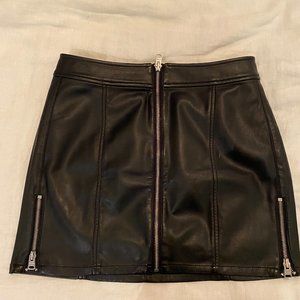 EXPRESS Faux Leather Mini Skirt